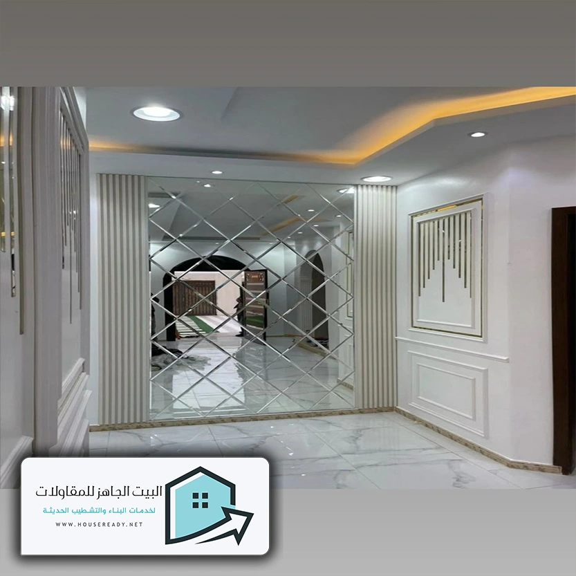 استيل ذهبي للجدران الرياض