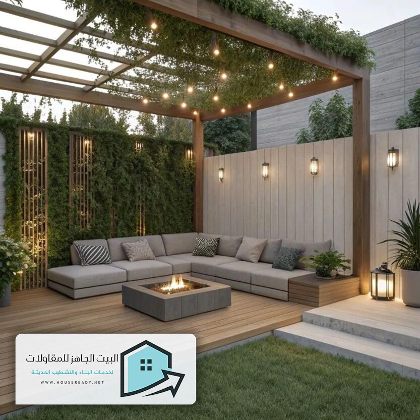 جلسات خارجية خشبية الرياض