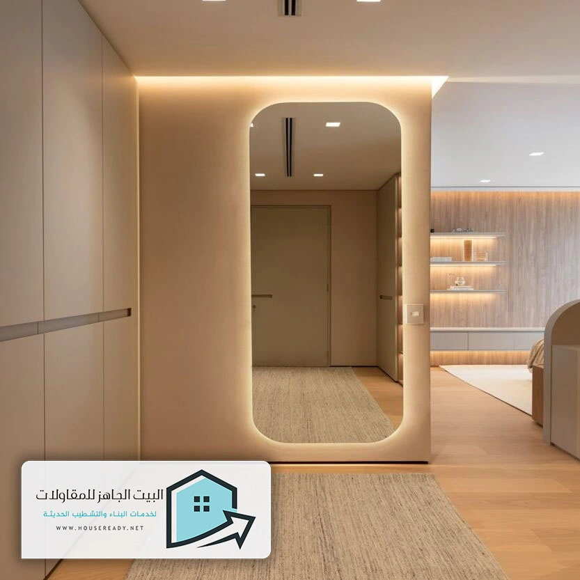 تركيب مرايا ديكور غرف نوم الرياض