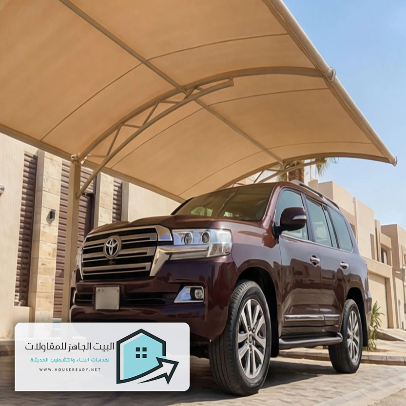 مظلات سيارات جاهزة بالرياض