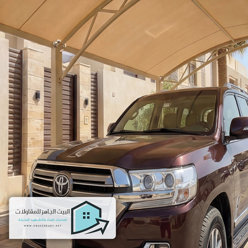 اشكال مظلات سيارات في الرياض