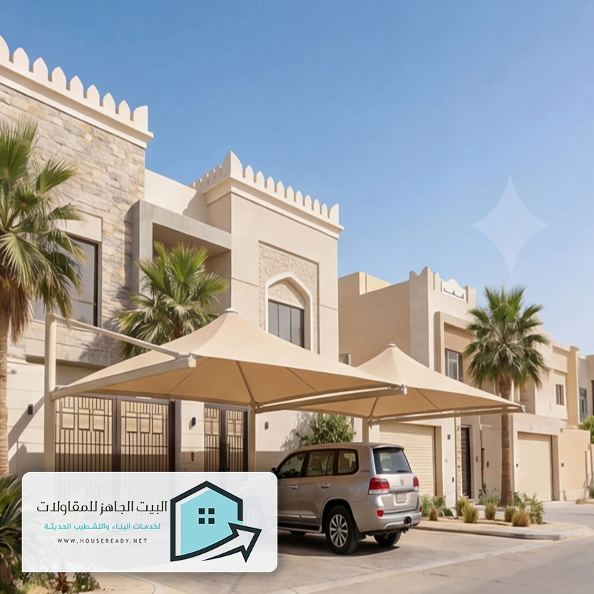 تصاميم مظلات سيارات في الرياض