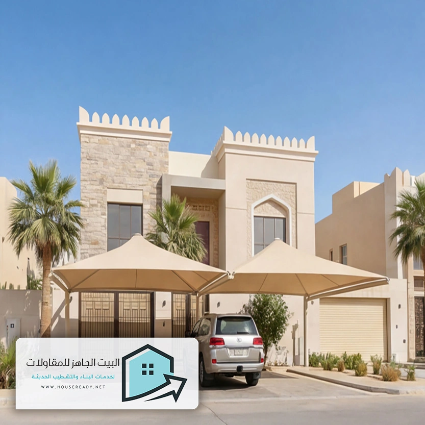 تصاميم مظلات سيارات الرياض