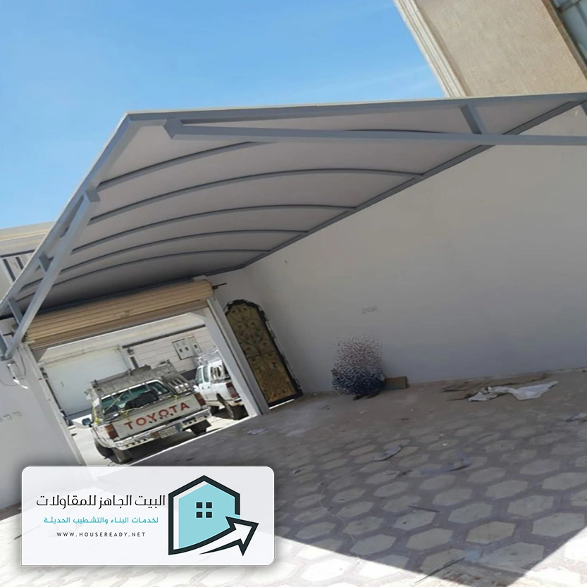 مظلات سيارات حديد في الرياض