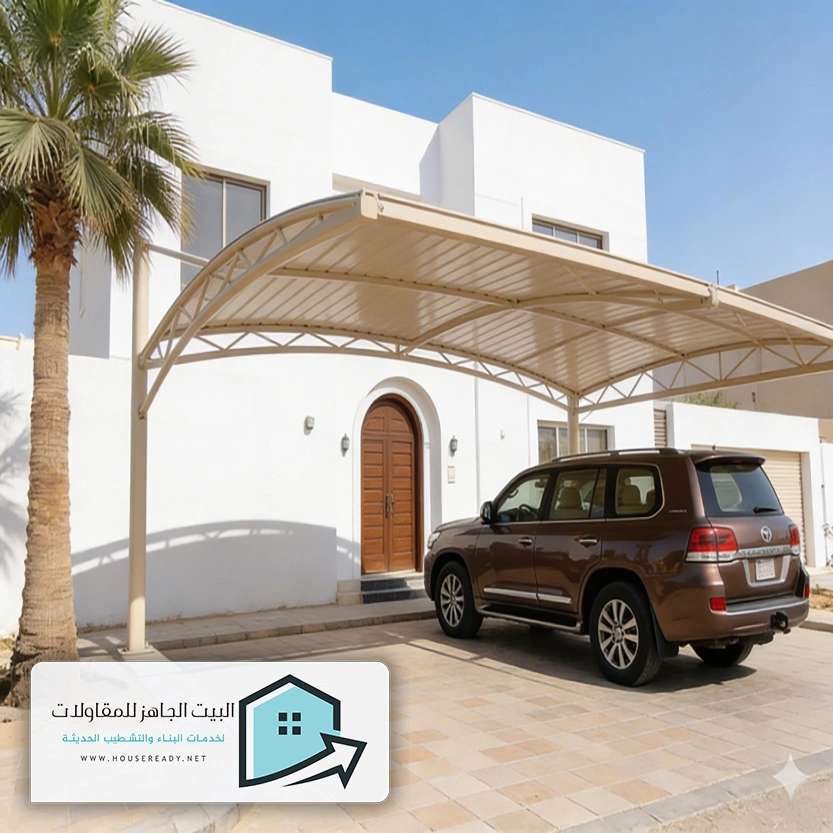مظلات مواقف سيارات في الرياض