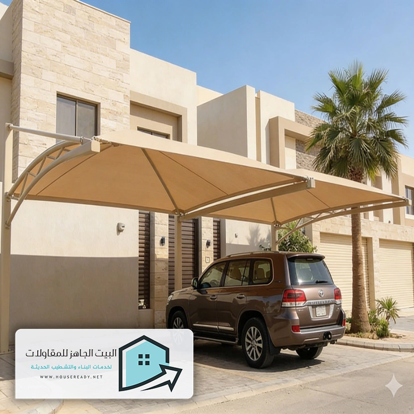 مظلات سيارات حديد بالرياض