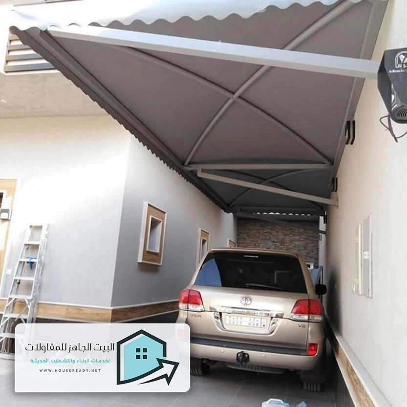 مظلات قماش للسيارات الرياض