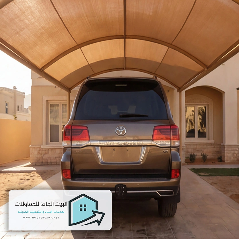 اشكال مظلات سيارات حدبثة بالرياض